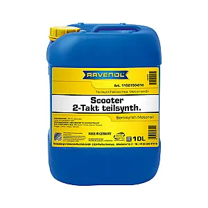 Моторное масло для 2T скутеров RAVENOL Scooter 2-Takt Teilsynt (10 литров)
