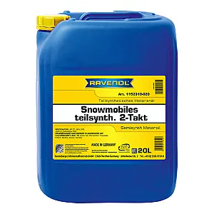 Масло для 2T снегоходов RAVENOL Snowmobiles Teilsynth 2-Takt (20 литров)
