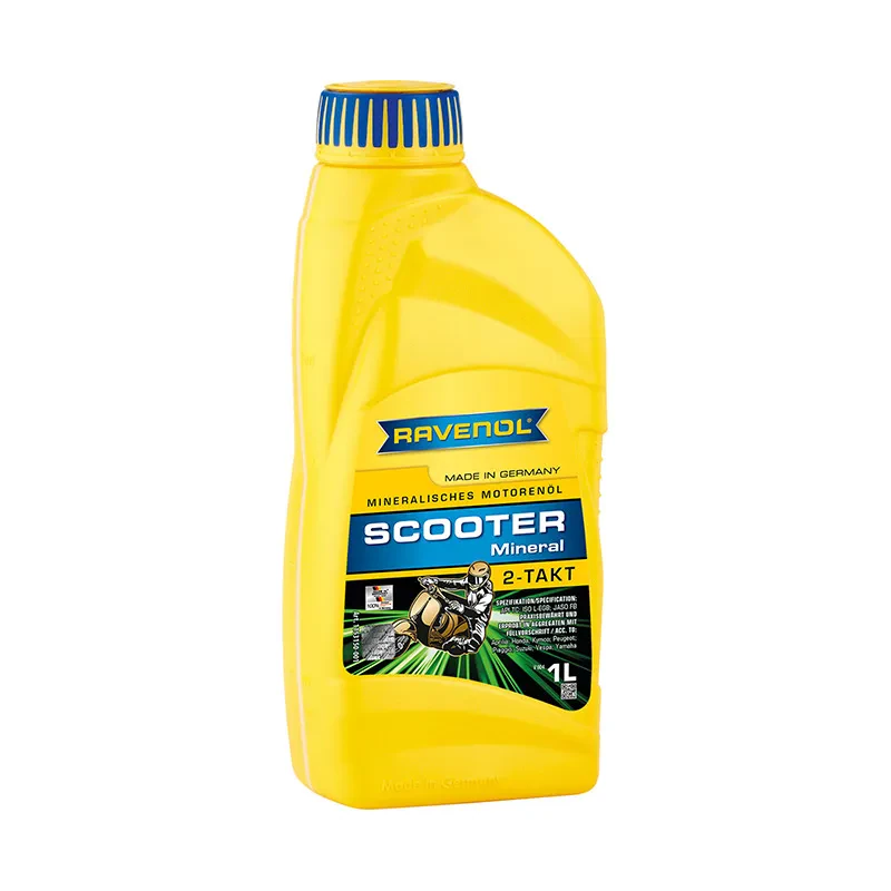 Моторное масло для 2T скутеров RAVENOL Scooter 2-Takt Mineral (1 литр)