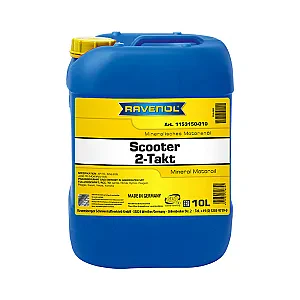 Моторное масло для 2T скутеров RAVENOL Scooter 2-Takt Mineral (10 литров)