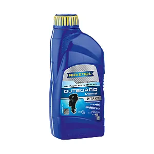 Моторное масло для 2Т лодочных моторов RAVENOL Outboard 2T Mineral (1 литр)