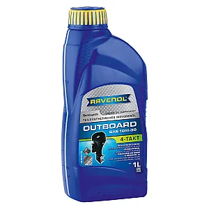 Моторное масло для 4-T лодочных моторов RAVENOL Outboardoel 4T 10W-30 (1 литр)