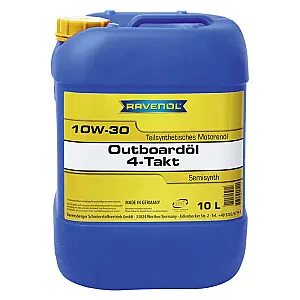 Моторное масло для 4-T лодочных моторов RAVENOL Outboardoel 4T 10W-30 (10 литров)