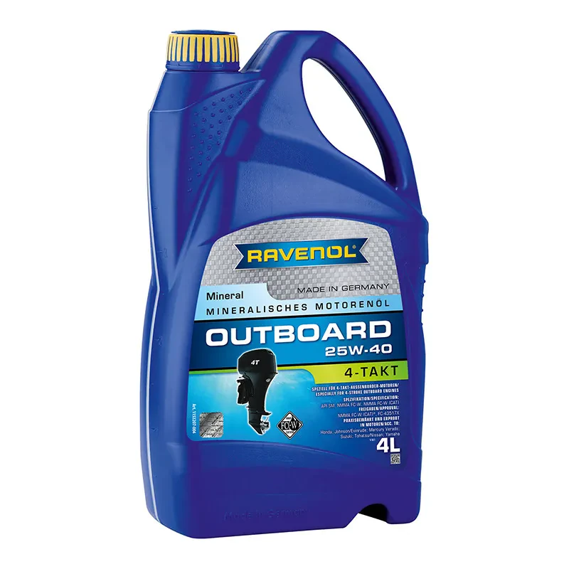 Моторное масло RAVENOL Outboardoel 4-T 25W-40 (4 литра)