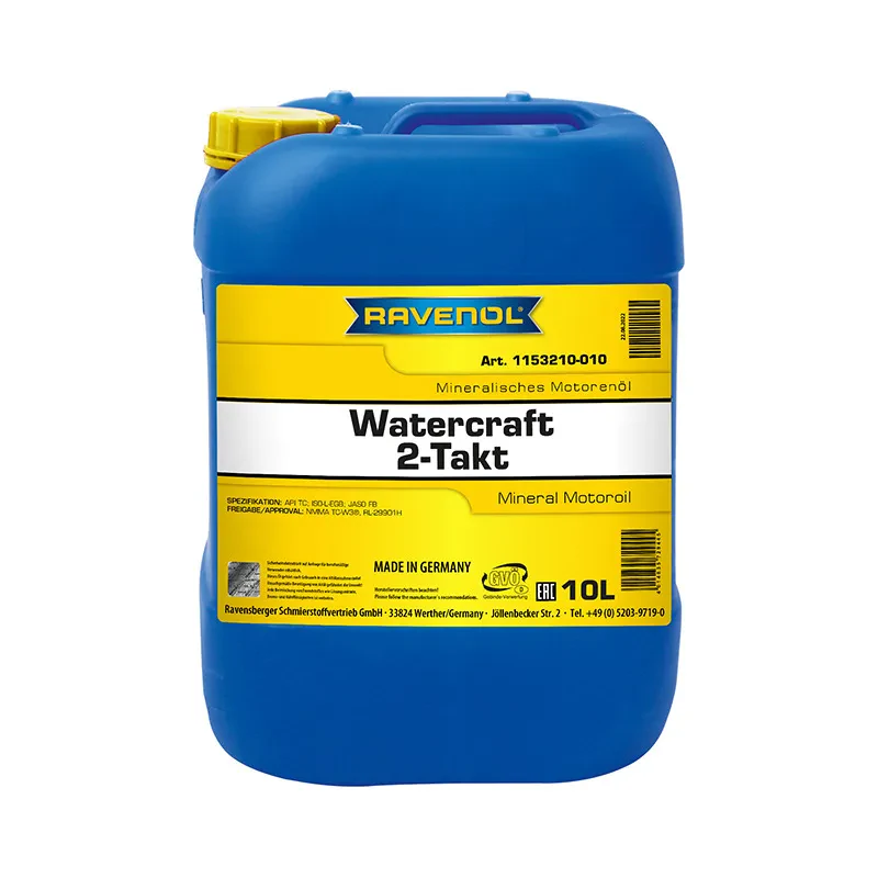 Моторное масло RAVENOL Watercraft Mineral 2T (10 литров)