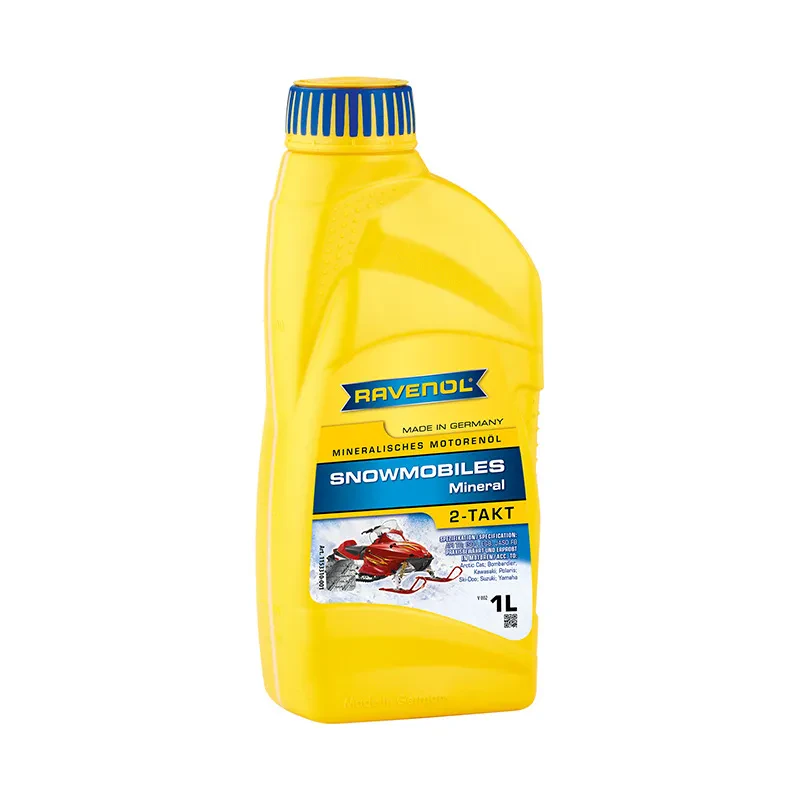 Масло для 2T снегоходов RAVENOL Snowmobiles Mineral 2-Takt (1 литр)