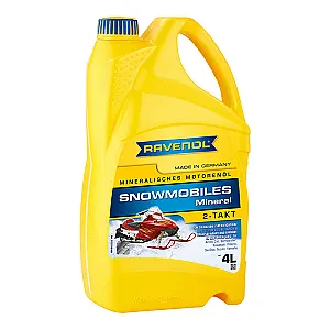 Масло для 2T снегоходов RAVENOL Snowmobiles Mineral 2-Takt (4 литра)