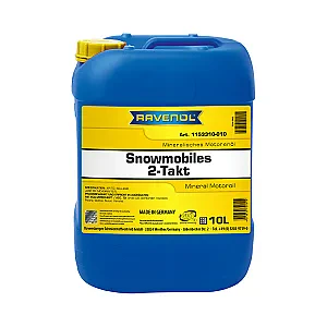 Масло для 2T снегоходов RAVENOL Snowmobiles Mineral 2-Takt (10 литров)