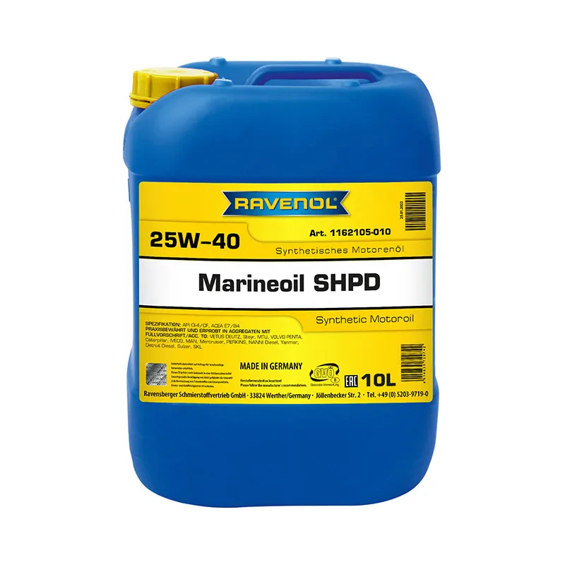 Моторное масло RAVENOL Marineoil SHPD 25W-40 synthetic (10 литров)