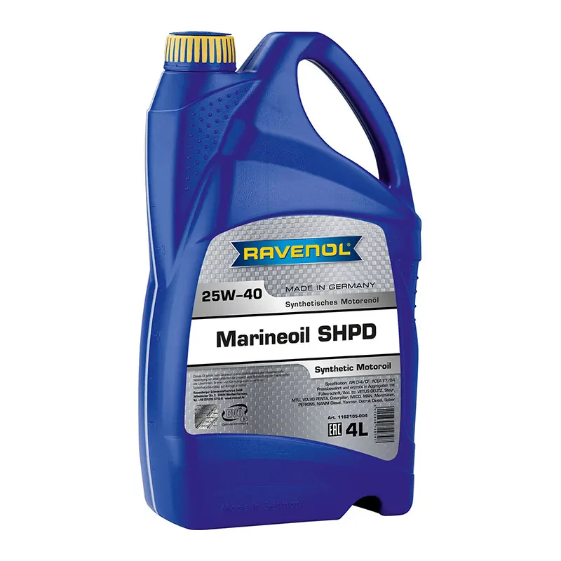 Моторное масло RAVENOL Marineoil SHPD 25W-40 synthetic (4 литра)