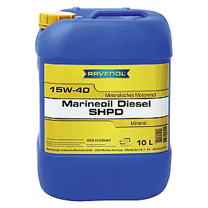 Моторное масло RAVENOL Marineoil Diesel SHPD 15W-40 (10 литров)