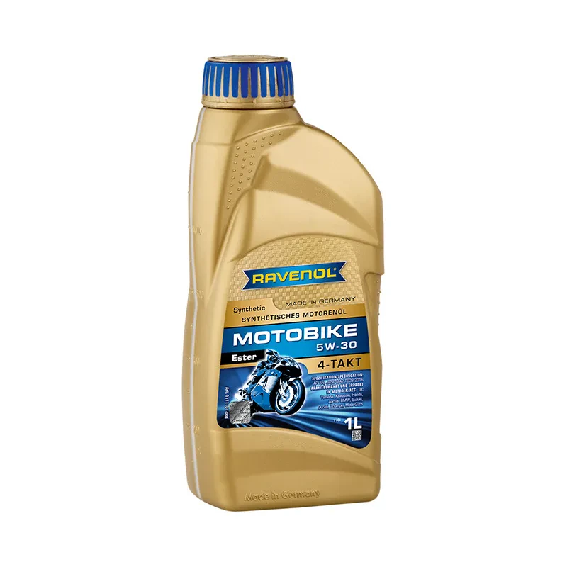 Моторное масло RAVENOL Motobike 4-T Ester 5W-30 (1 литр)