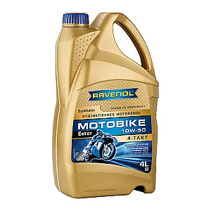 Моторное масло RAVENOL Motobike 4-T Ester 10W-50 (4 литра)