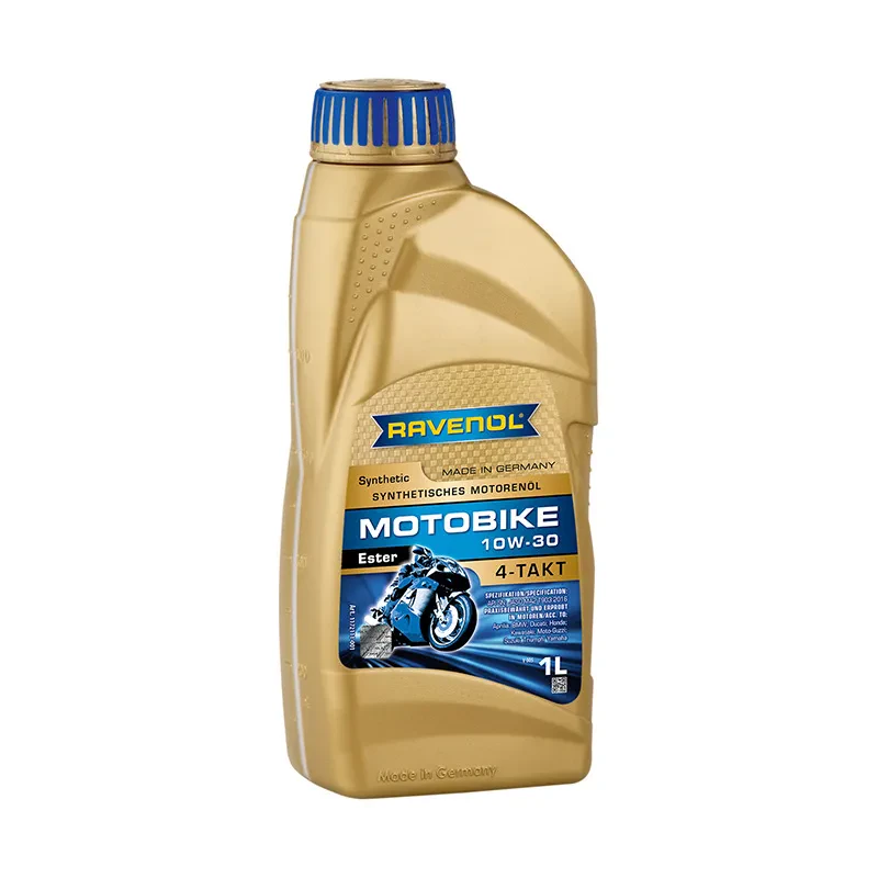 Моторное масло RAVENOL Motobike 4-T Ester 10W-30 (1 литр)