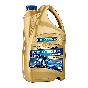Моторное масло RAVENOL Motobike 4-T Ester 10W-40 (4 литра)