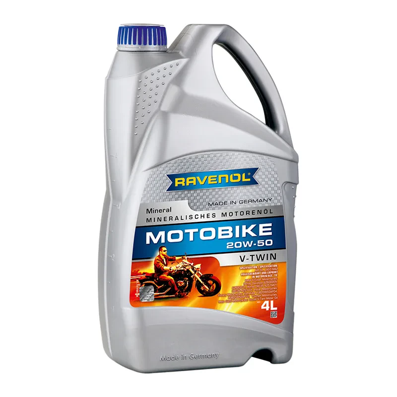 Моторное масло RAVENOL Motobike V-Twin 20W-50 Mineral (4 литра)