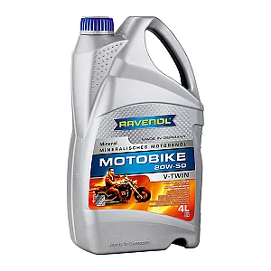Моторное масло RAVENOL Motobike V-Twin 20W-50 Mineral (4 литра)