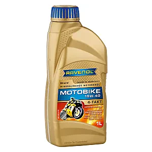 Моторное масло RAVENOL Motobike 4-T Mineral 15W-40 (1 литр)