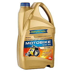 Моторное масло RAVENOL Motobike 4-T Mineral 15W-40 (4 литра)