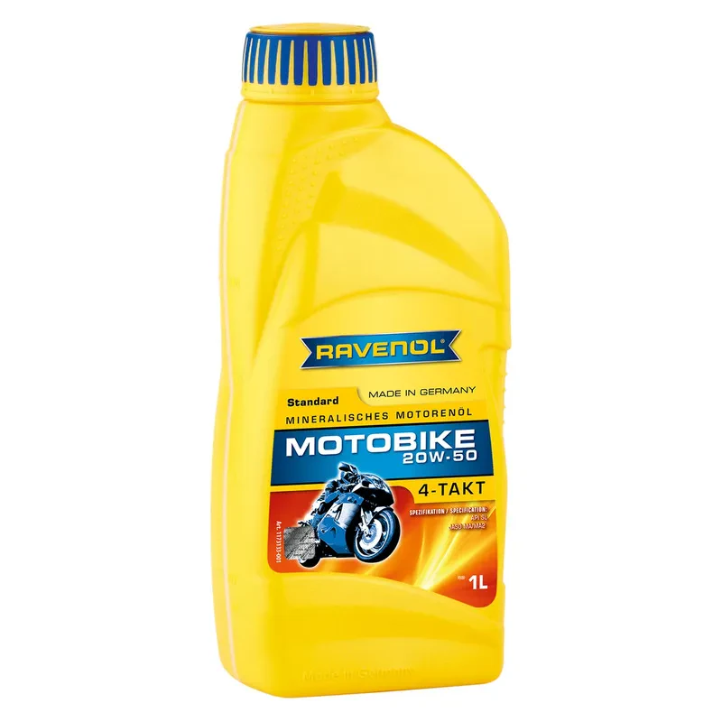 Моторное масло RAVENOL Motobike 4-T Standard 20W-50 (1 литр)