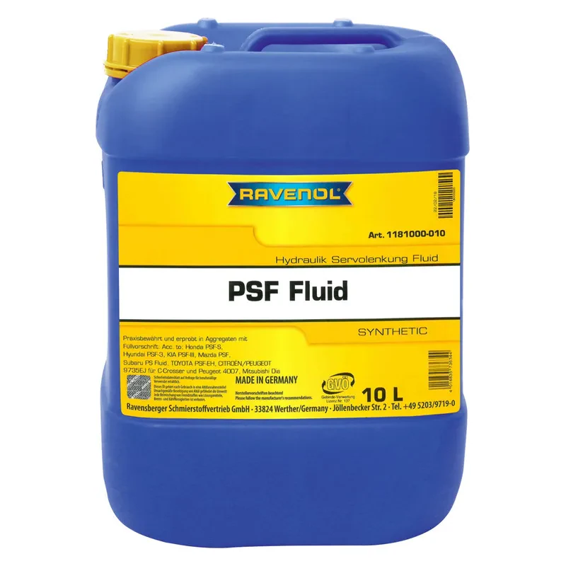 Жидкость гидроусилителя RAVENOL Hydraulik PSF (10 литров)