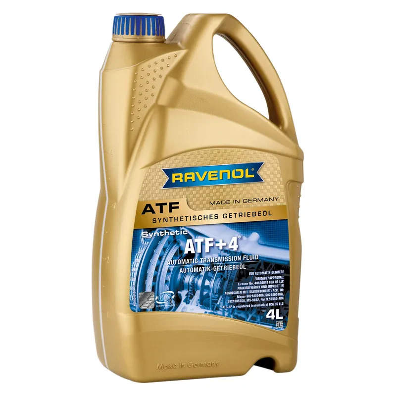 Масло АКПП RAVENOL ATF ATF+4 Fluid (4 литра)