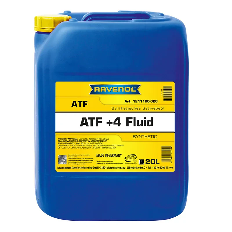 Масло АКПП RAVENOL ATF ATF+4 Fluid (20 литров)
