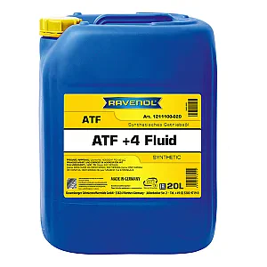 Масло АКПП RAVENOL ATF ATF+4 Fluid (20 литров)