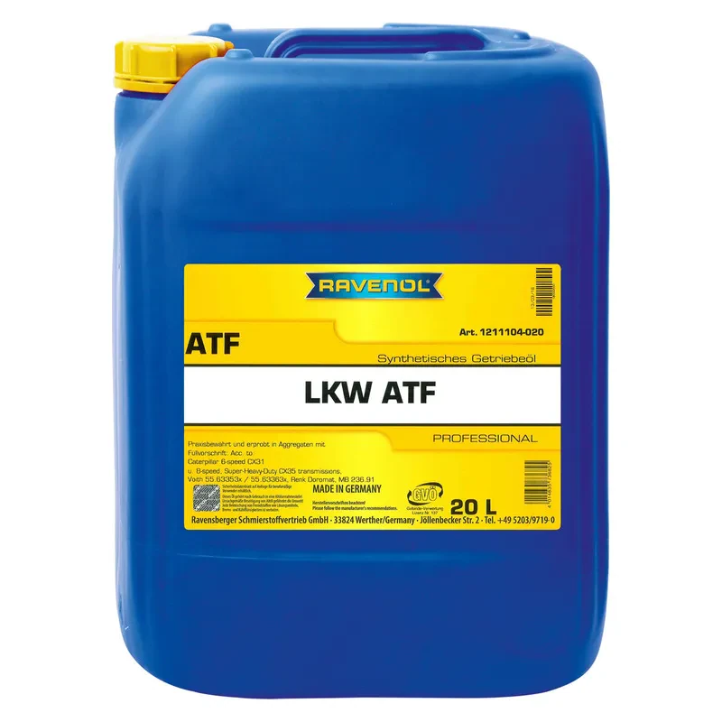 Трансмиссионное масло RAVENOL LKW ATF Synthetik (20 литров)