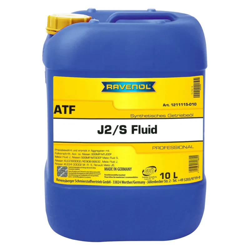 Масло АКПП RAVENOL ATF Type J2/S Fluid (10 литров)