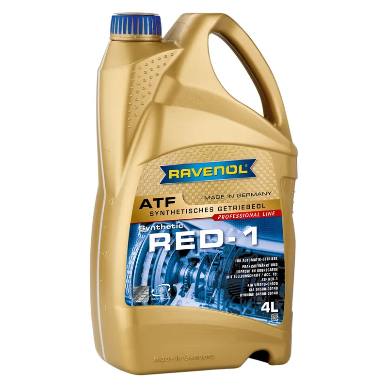 Масло АКПП RAVENOL ATF RED-1 (4 литра)