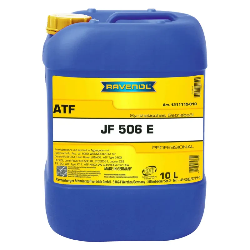 Масло АКПП RAVENOL ATF JF506E (10 литров)