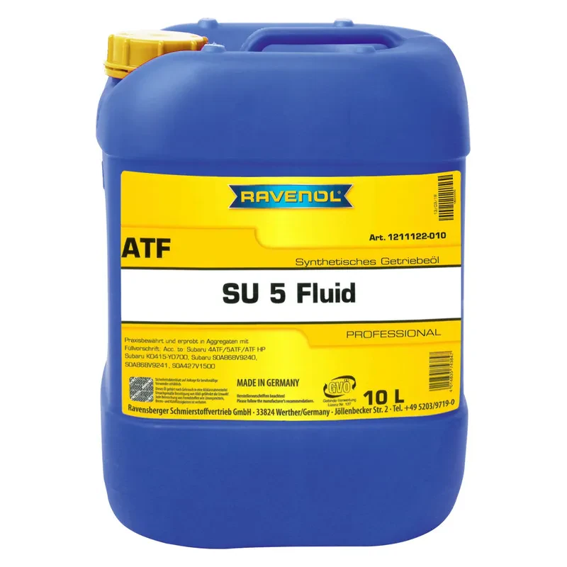 Масло АКПП RAVENOL ATF SU5 Fluid (10 литров)