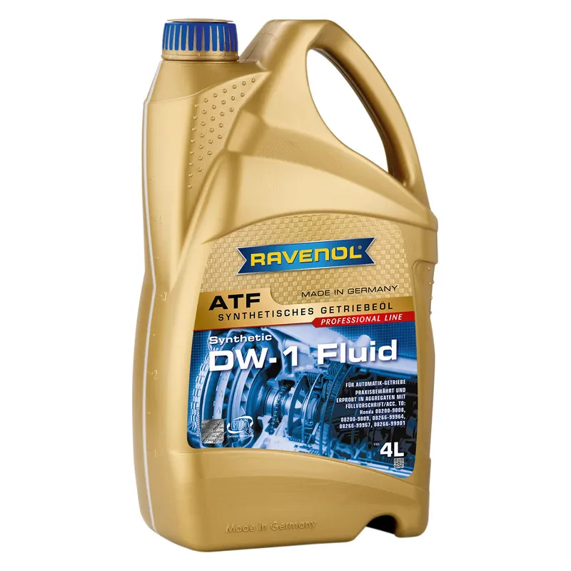 Масло АКПП RAVENOL ATF DW-1 Fluid (4 литра)