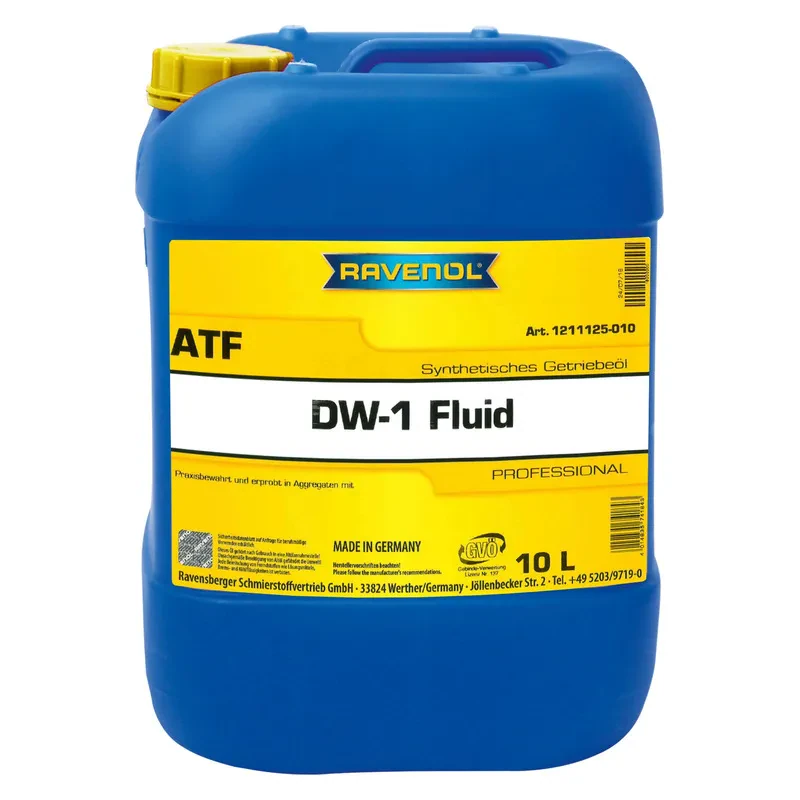 Масло АКПП RAVENOL ATF DW-1 Fluid (10 литров)