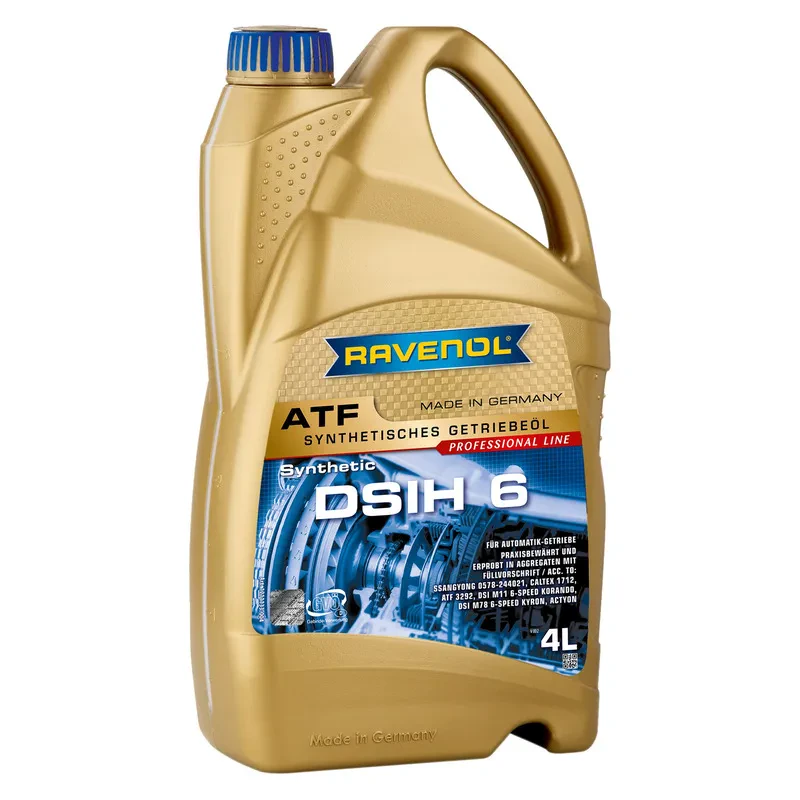 Масло АКПП RAVENOL ATF DSIH 6 (4 литра)