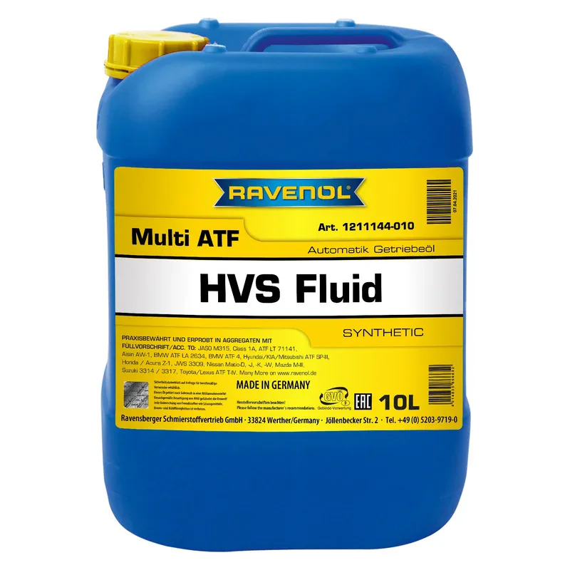 Масло АКПП RAVENOL Multi ATF HVS Fluid (10 литров)