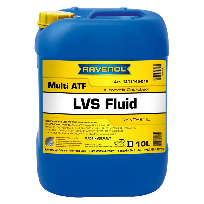 Масло АКПП RAVENOL Multi ATF LVS Fluid (10 литров)