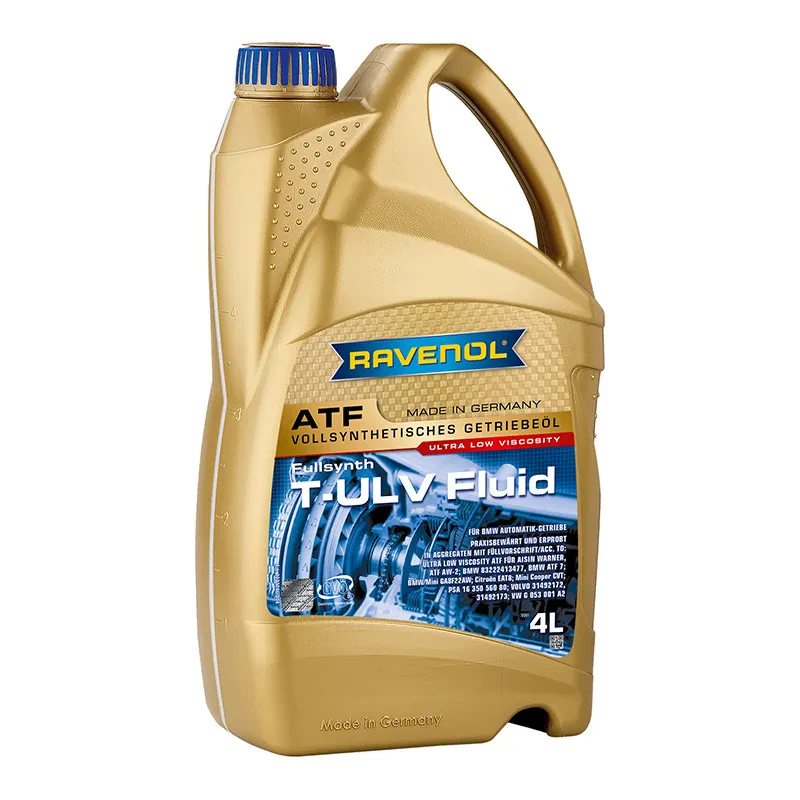 Масло АКПП RAVENOL ATF T-ULV Fluid (4 литра)