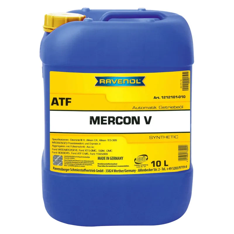 Масло АКПП RAVENOL ATF Mercon V (10 литров)