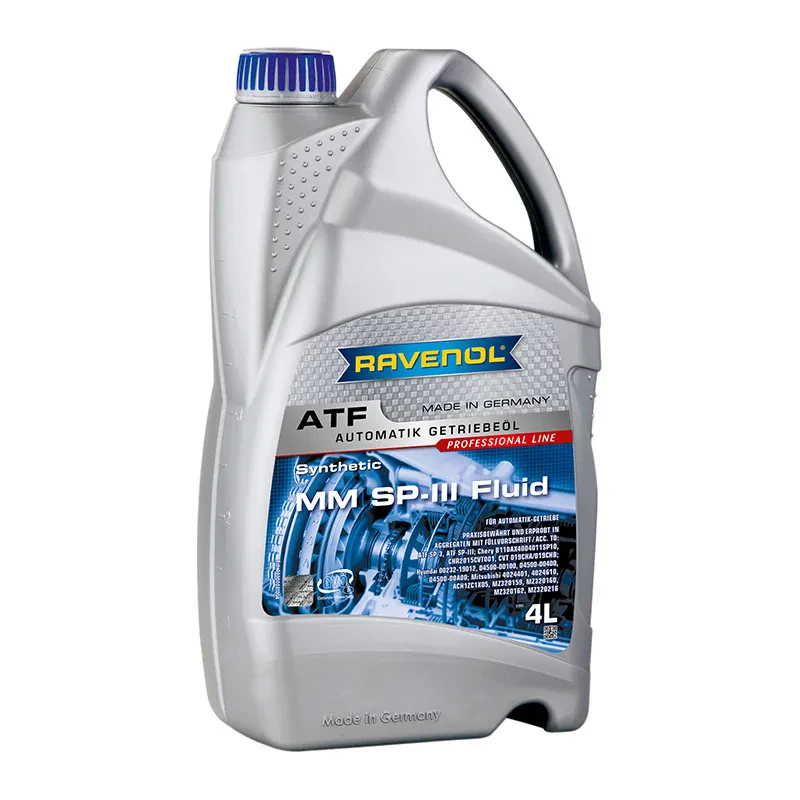 Масло АКПП RAVENOL ATF MM SP-III Fluid (4 литра)