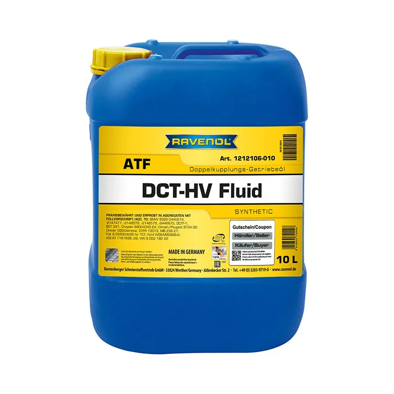 Масло АКПП RAVENOL DCT-HV Fluid (10 литров)