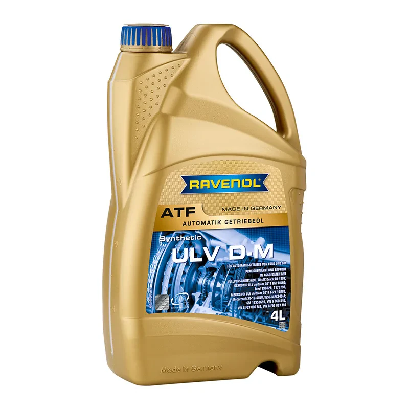 Масло АКПП RAVENOL ATF ULV D-M (4 литра)