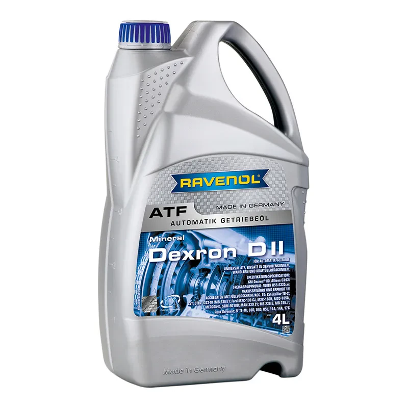 Масло АКПП RAVENOL ATF Dexron D II (4 литра)