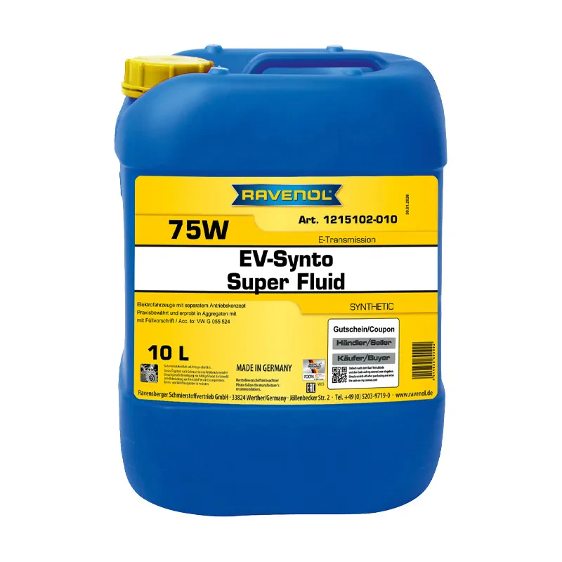 RAVENOL EV-Synto Super Fluid 75W E-TF (10 литров)