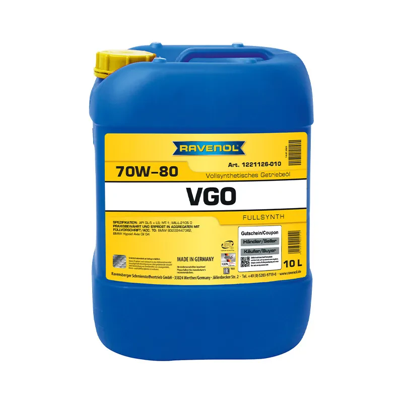 RAVENOL VGO 70W-80 LS (10 литров)
