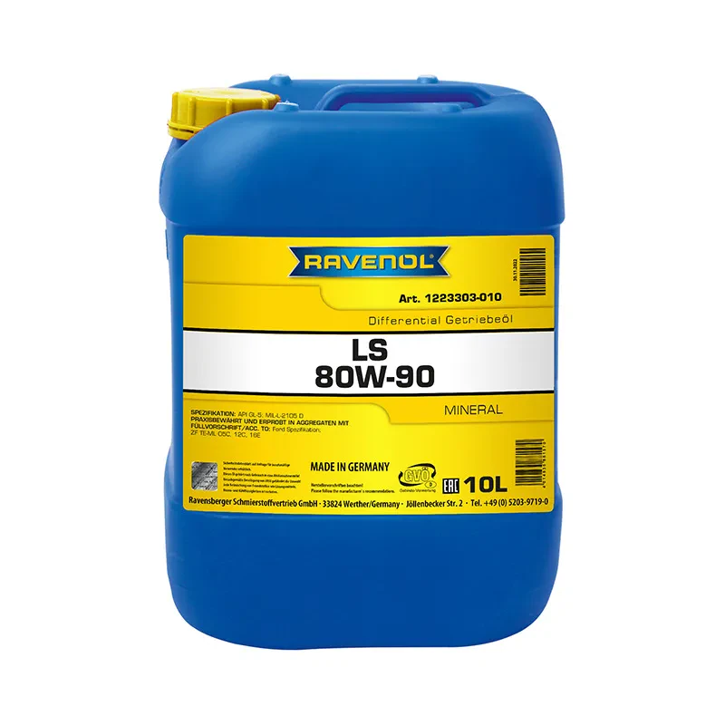 RAVENOL Sperrdiff. Hyp. Getr.öl LS 80W-90 GL-5 (10 литров)