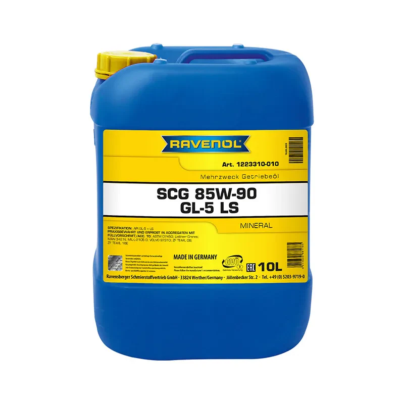 RAVENOL SCG Super Construction Gear 85W-90 GL-5 LS (10 литров)
