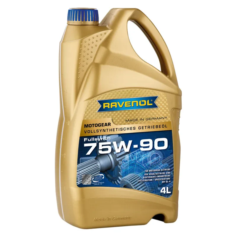 Трансмиссионное масло RAVENOL Motogear 75W-90 GL-4 (4 литра)