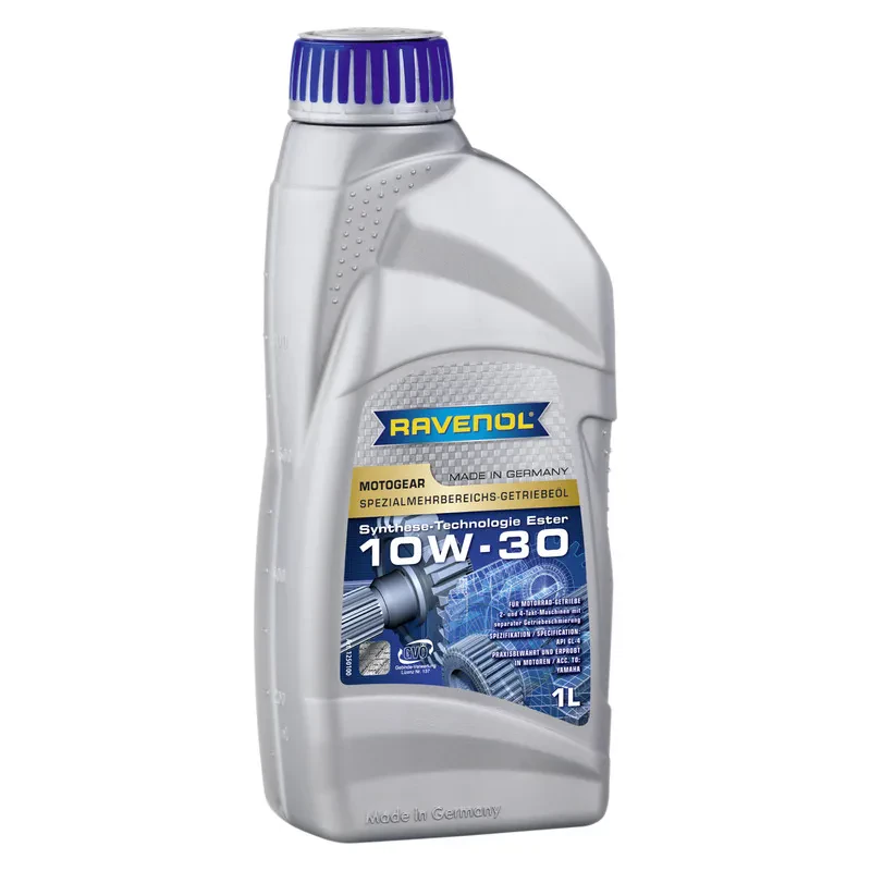 Трансмиссионное масло RAVENOL Motogear 10W-30 GL-4 (1 литр)